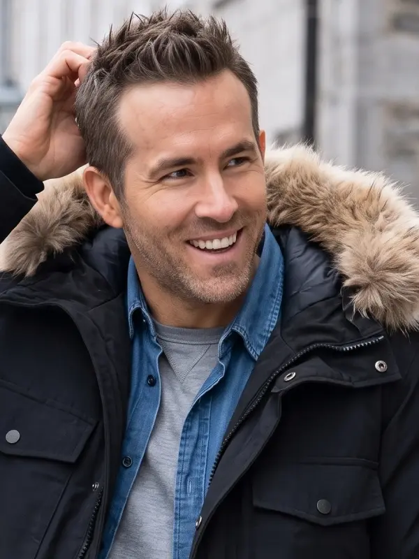 Mayday 2026 Ryan Reynolds Parka Jacket Front Look Mayday 2026 Ryan Reynolds Parka Jacket Front Look