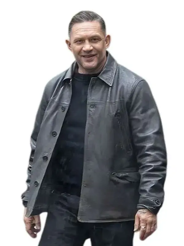 Mobland S02 Harry Da Souza Black Jacket Front Look Mobland S02 Harry Da Souza Black Jacket Front Look