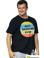 Nathan Fillion Comic-Con Black T-Shirt Front Look