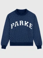 Parke Polka Dot Varsity Sweatshirt