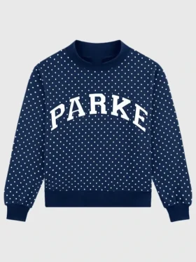 Parke Polka Dot Varsity Sweatshirt