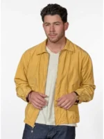 Power Ballad Nick Jonas Mustard Yellow Jacket Front Look