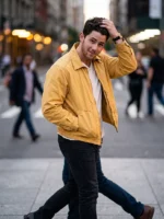 Power Ballad Nick Jonas Mustard Yellow Jacket Side View