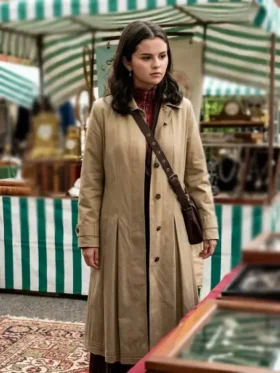 Selena Gomez Only Murders In The Building S06 Trench Coat Front Look