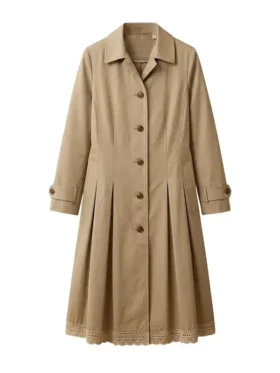 Selena Gomez Only Murders In The Building S06 Trench Coat Front View