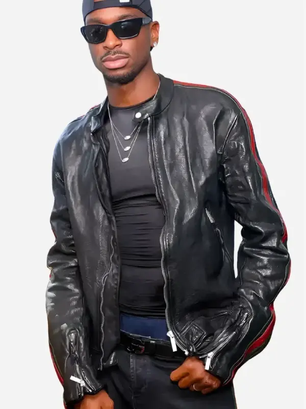 Shai World Cup 2026 Final Biker Jacket Front Look Shai World Cup 2026 Final Biker Jacket Front Look