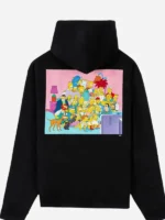 The Simpsons x Shoe Palace Clouds Hoodie Back View