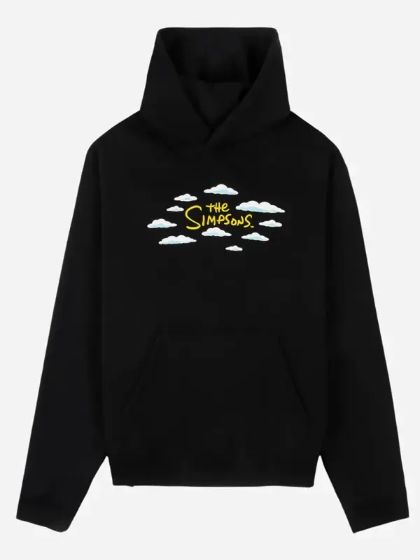 The Simpsons x Shoe Palace Clouds Hoodie Front View The Simpsons x Shoe Palace Clouds Hoodie Front View