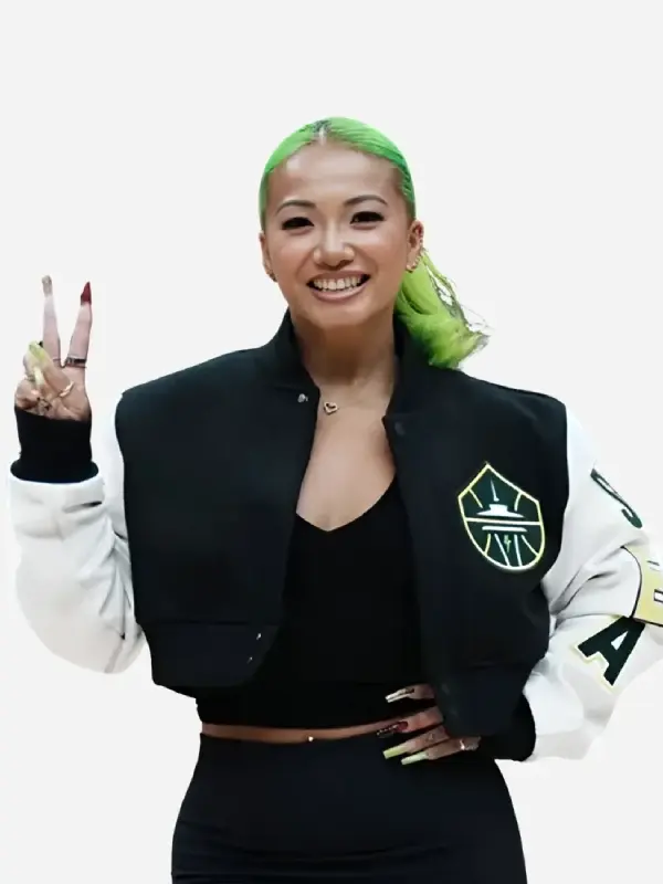WNBA Seattle Storm Kayce Kirihara Jacket Front Look WNBA Seattle Storm Kayce Kirihara Jacket Front Look
